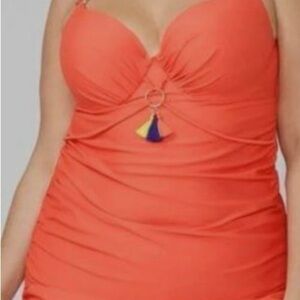 New NWT Women’s Tankini 2-Piece Swim by Cacique 40DD 18 bathingsuit